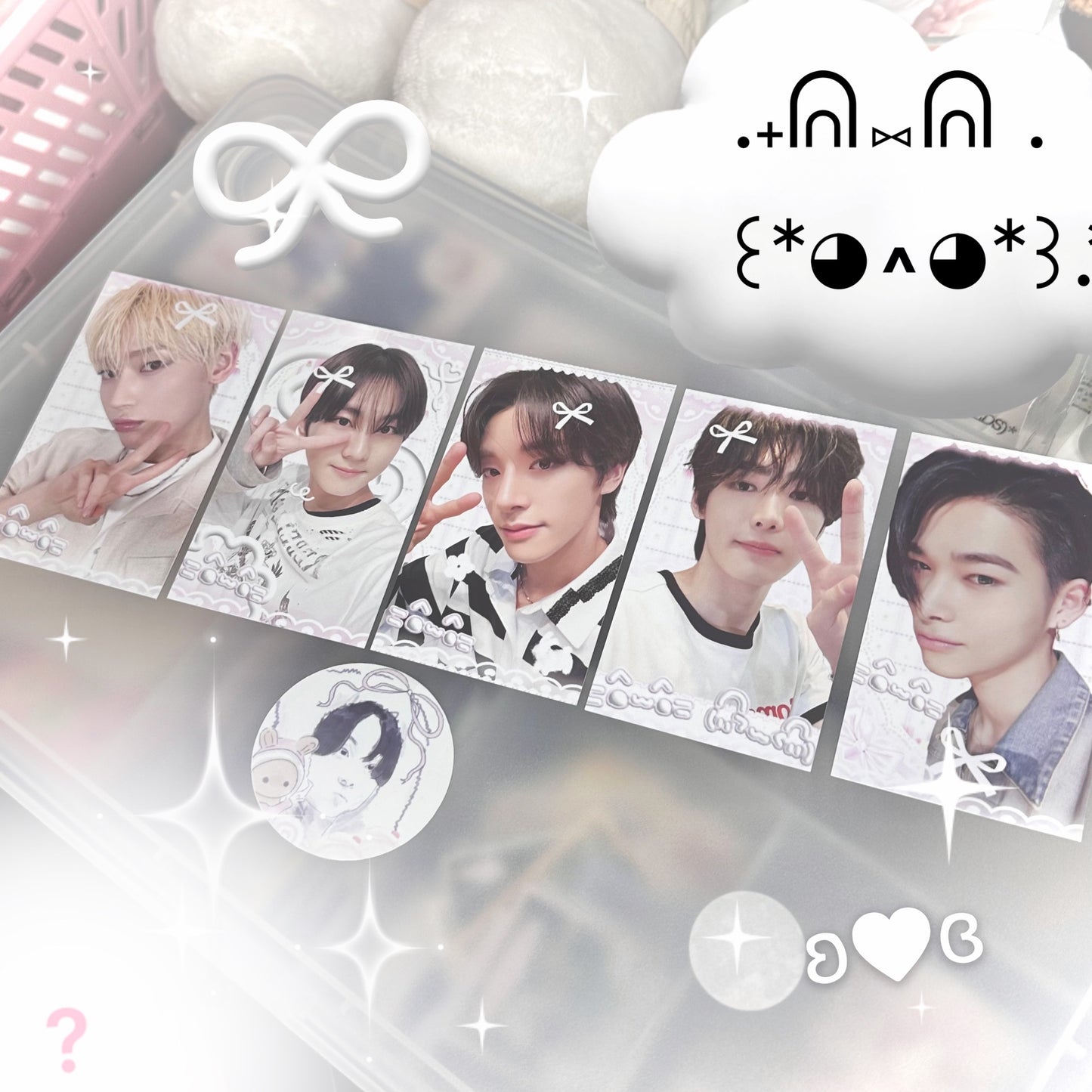 ₊˚ʚ₍ᐢ. ̫.ᐢ₎₊ Ribbon Dreams Photocards 𓂃