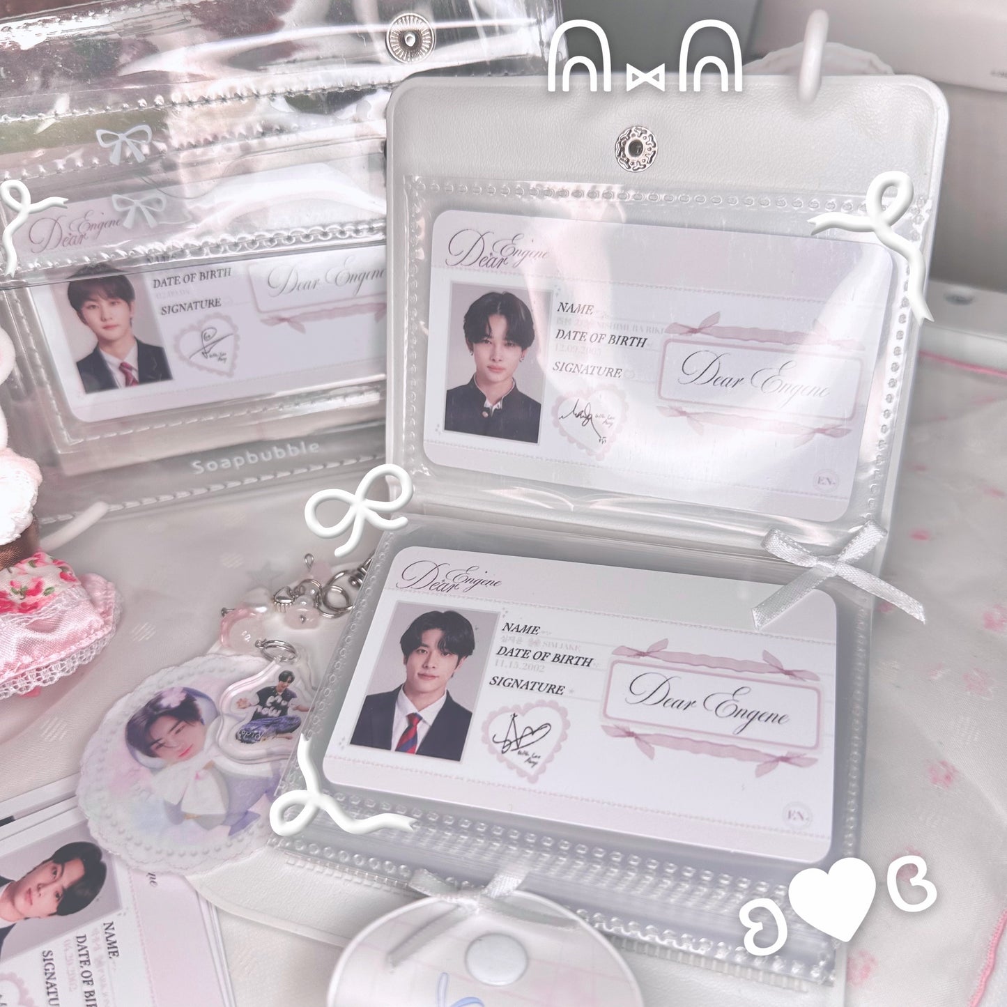 𓍼ིྀ݀໒݂ ◞ . ◟ ིྀ১♡ Dear Engene ID Cards 𓂃𖦹