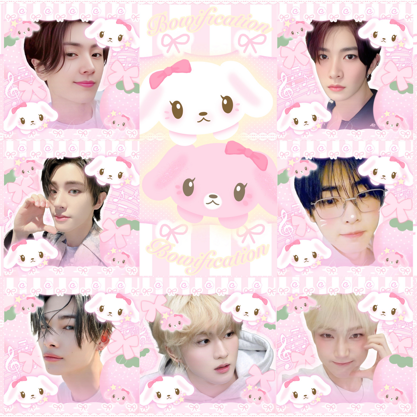 ₊˚⊹ ʚɞ ࣭ Sugar Bunnies🐰Enha Stickers!