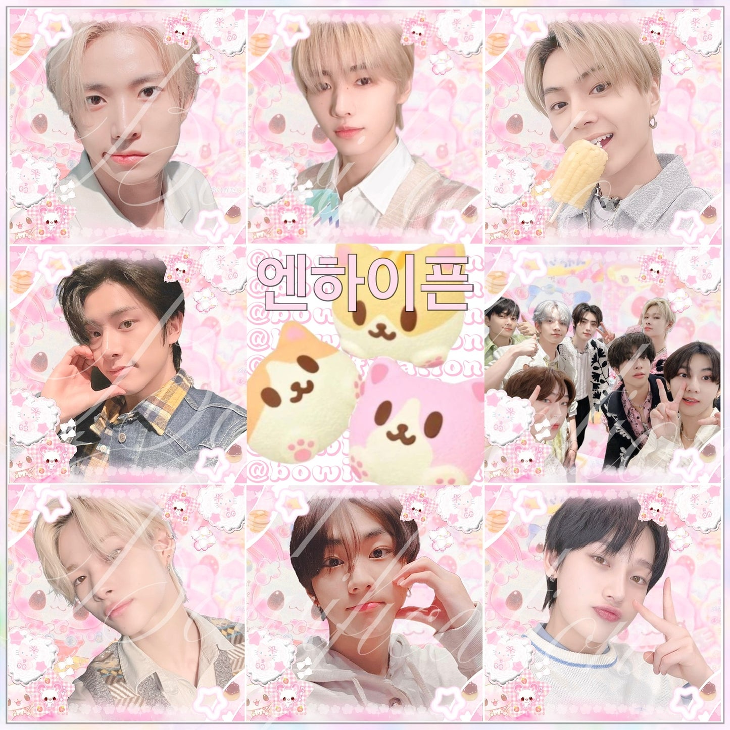 🌸 𐙚 ˚⊹⋅ Blossom Kamio ENHYPEN stickers