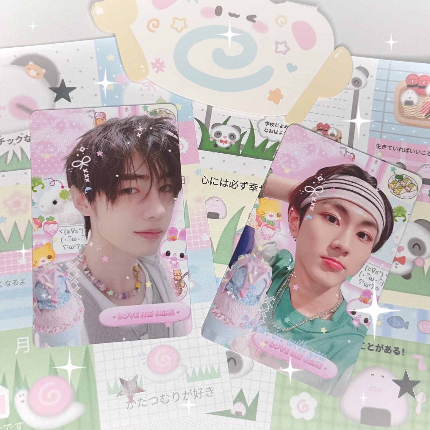 ♡⸝⸝ Charm ๋࣭ ⭑ Cards ౨ৎ wonhoon