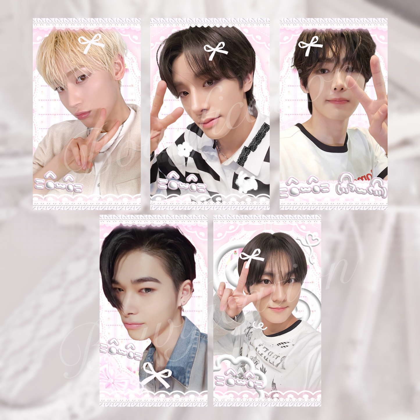 ₊˚ʚ₍ᐢ. ̫.ᐢ₎₊ Ribbon Dreams Photocards 𓂃