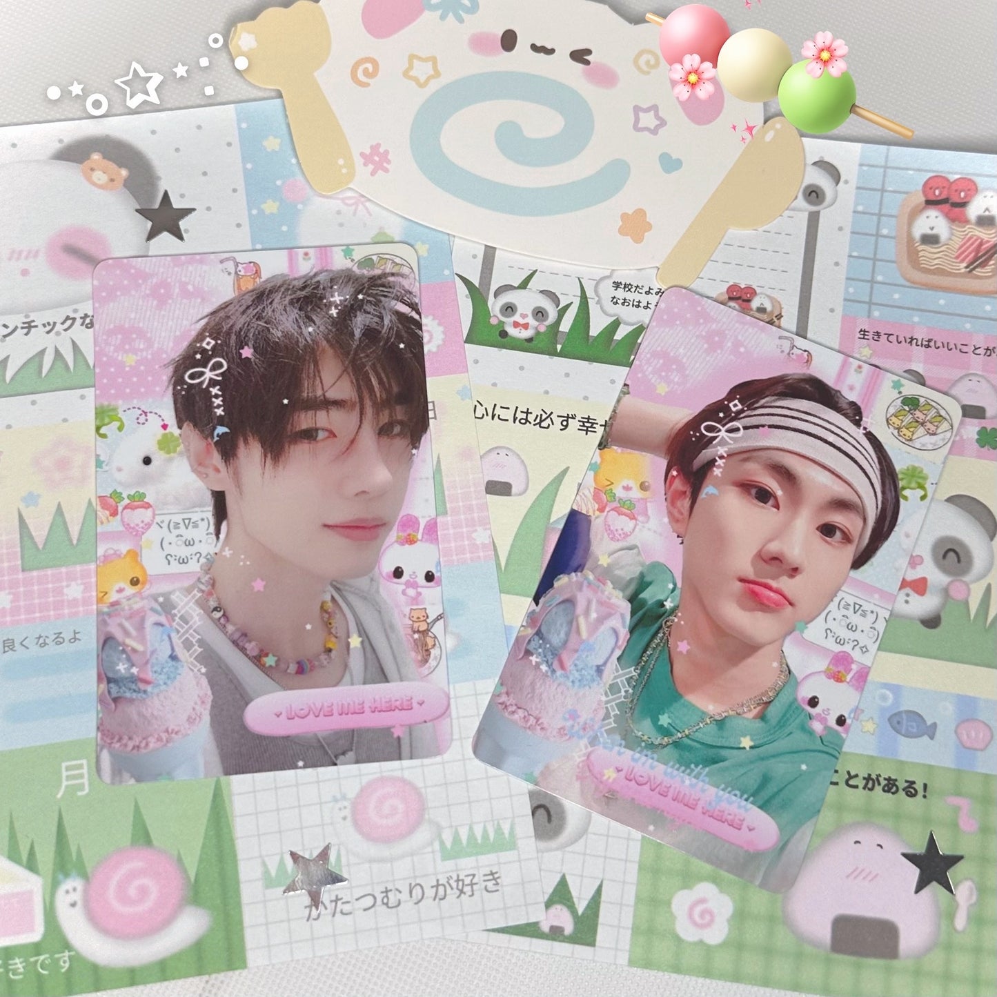 ♡⸝⸝ Charm ๋࣭ ⭑ Cards ౨ৎ wonhoon