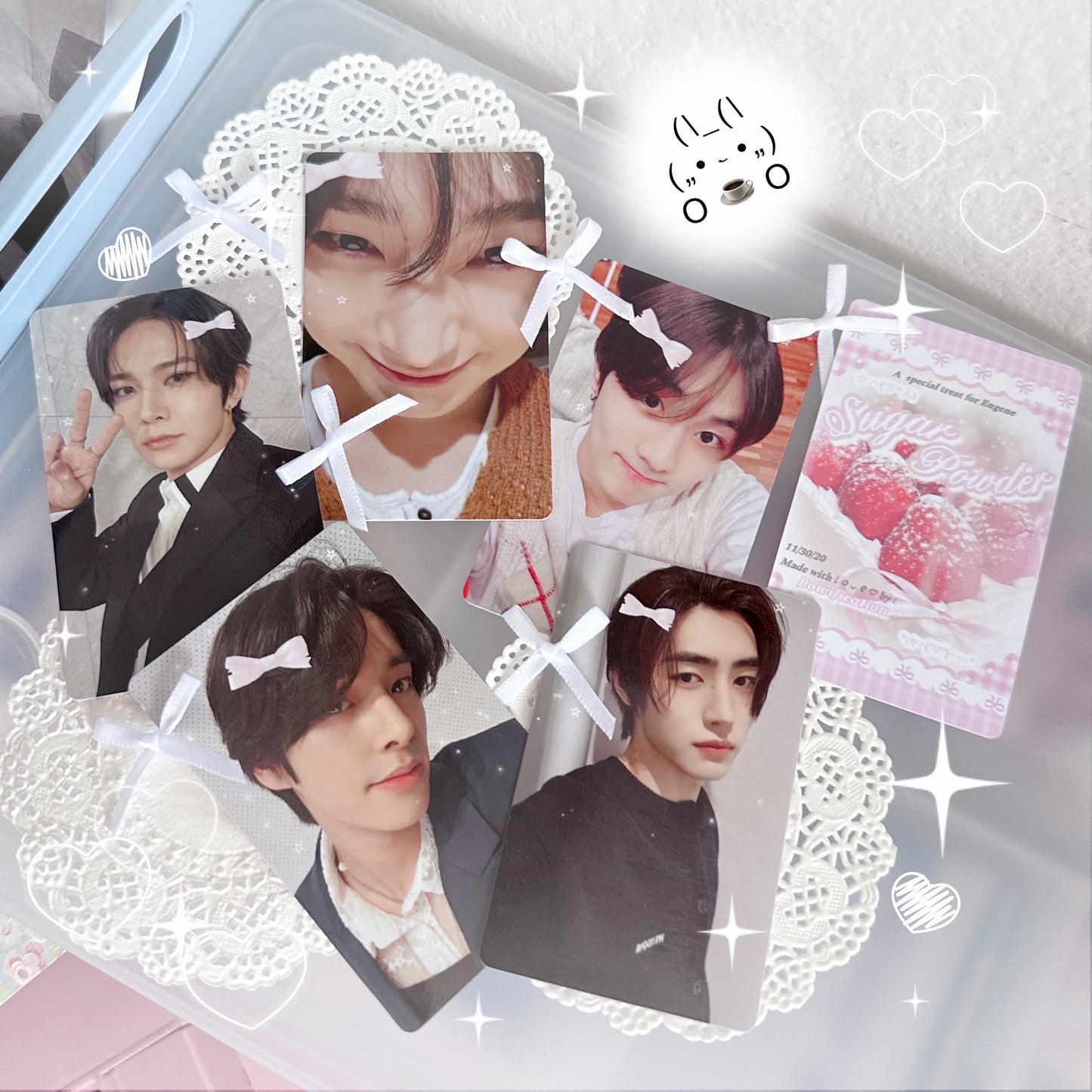 ENHYPEN photocards ૮ ྀིᴗ͈ . ᴗ͈ ྀིა · ° ᙆᙆᙆ Sugar Powder
