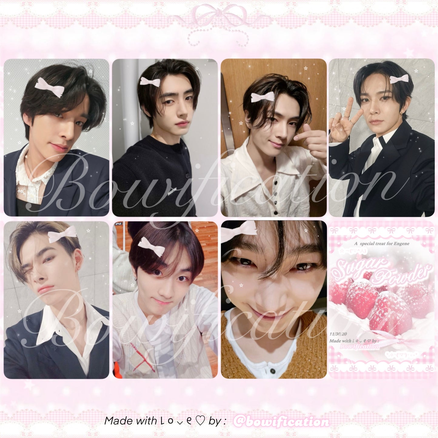 ENHYPEN photocards ૮ ྀིᴗ͈ . ᴗ͈ ྀིა · ° ᙆᙆᙆ Sugar Powder