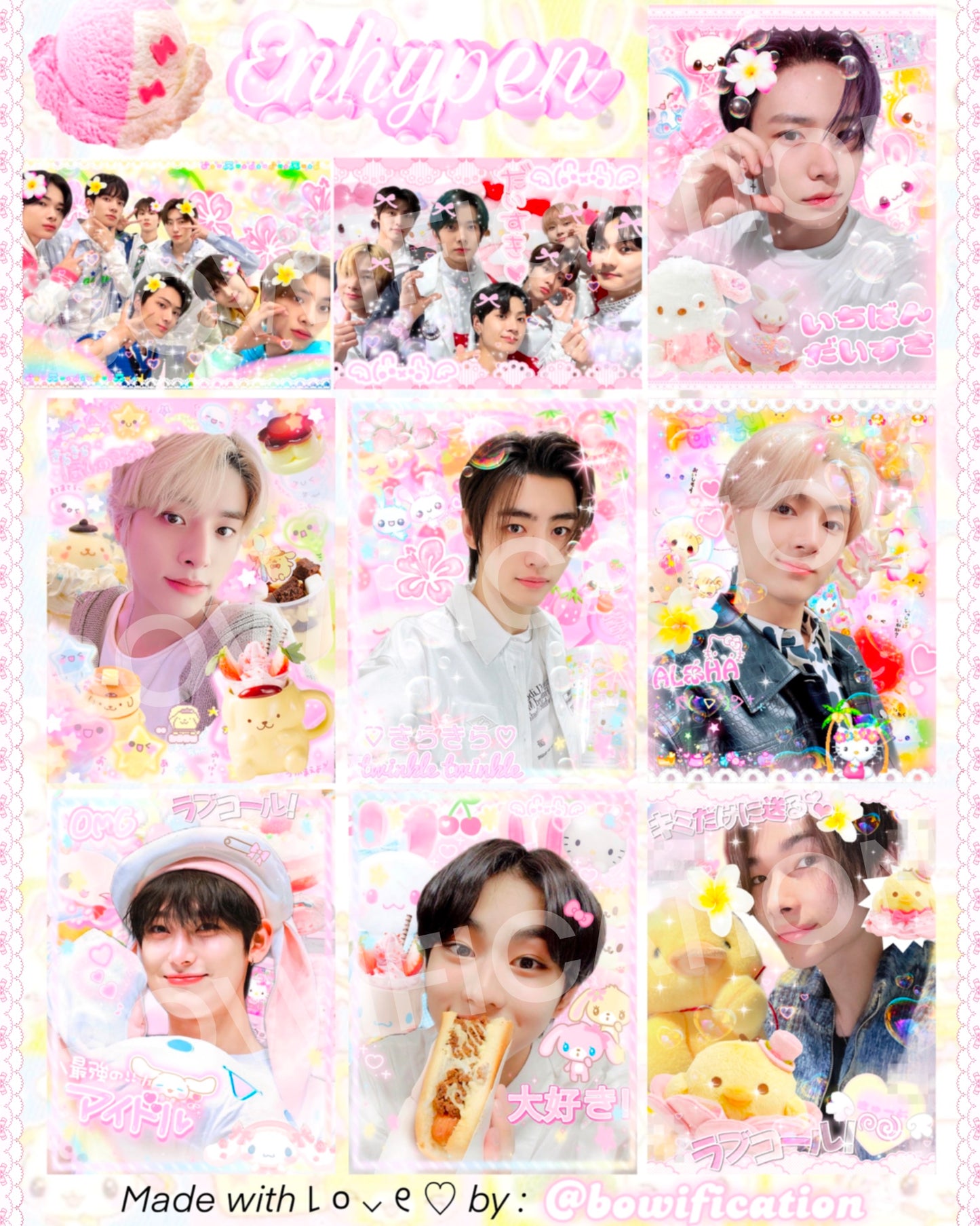 ୧ ⭐️⋅ Dream Land ENHYPEN stickers